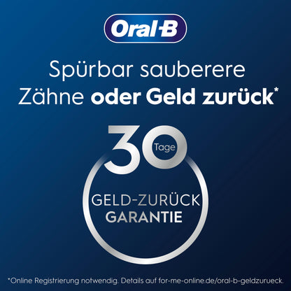 Oral-B iO Series 3 Elektrische Zahnbürste, Electric Toothbrush, Doppelpack, 2 Aufsteckbürsten, 3 Putzmodi für Zahnpflege, Reiseetui, TESTSIEGER Stiftung Warentest (12, 2024), Matt Black, Blush Pink